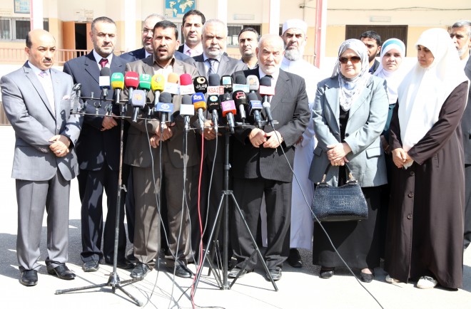 مؤتمر صحفي لانطلاق التوجيهي بغزة